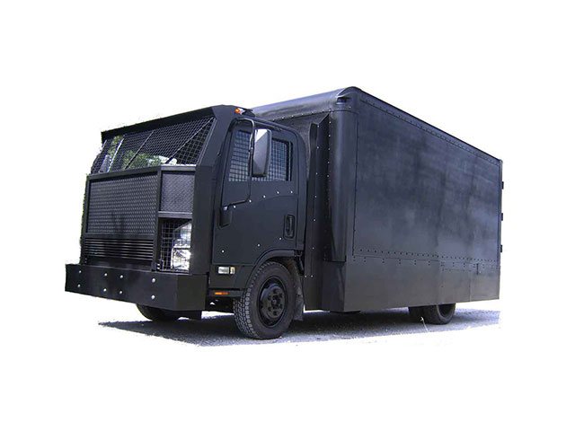 Armortek International Armored Personnel Carrier Truck Black